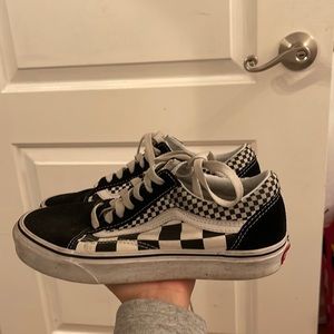 Checkered vans